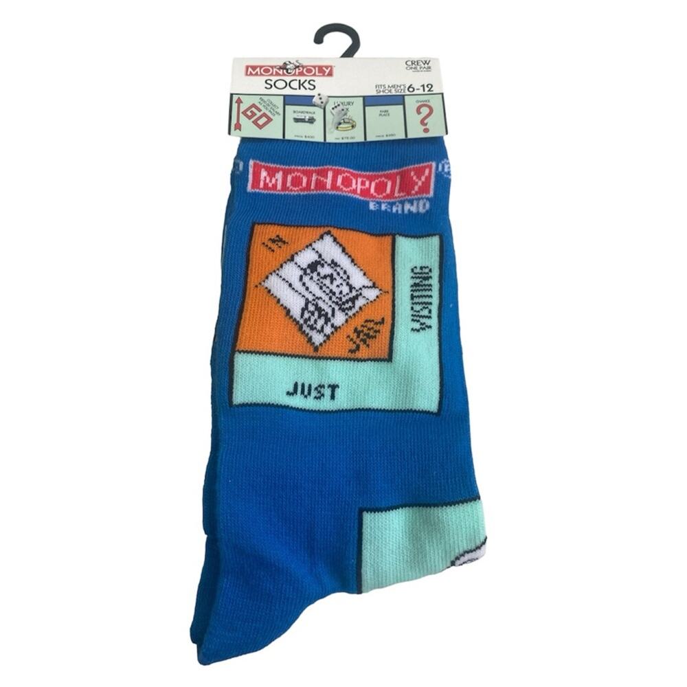 Hasbro Monopoly Novelty Crew Socks